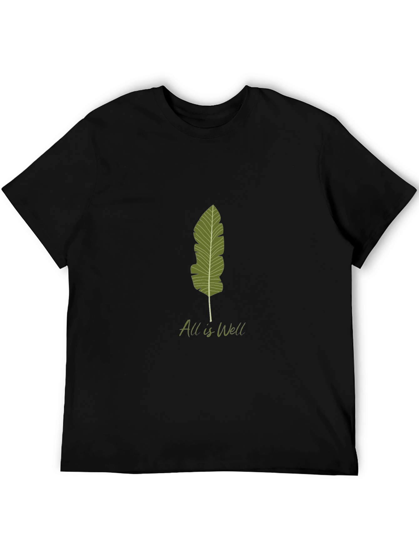 All is Well Leaf Graphic Tee - Relaxed Fit