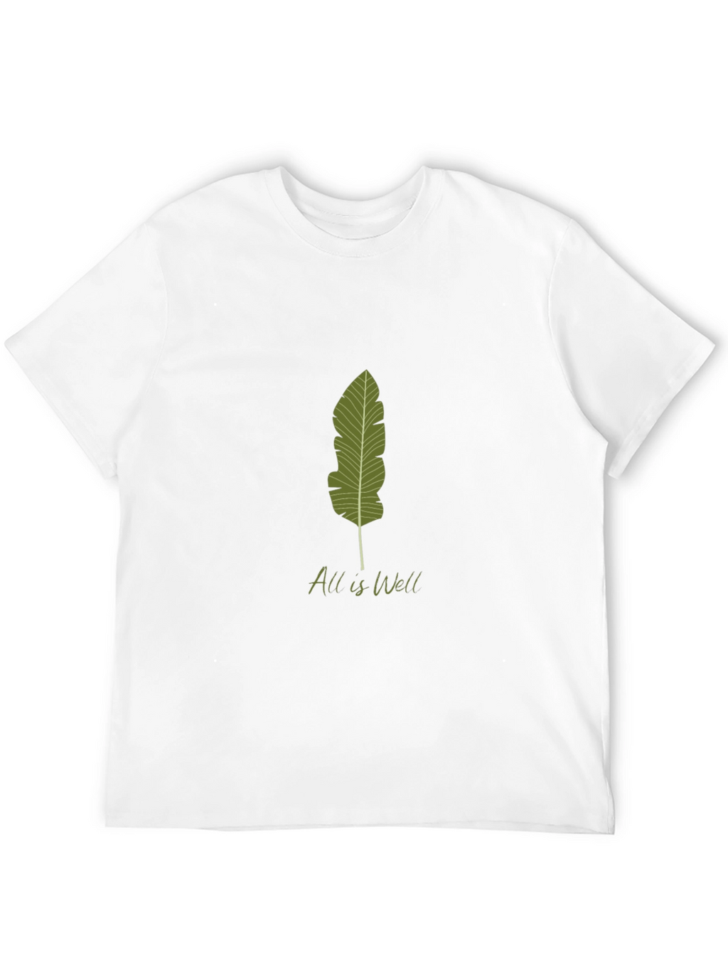 All is Well Leaf Graphic Tee - Relaxed Fit