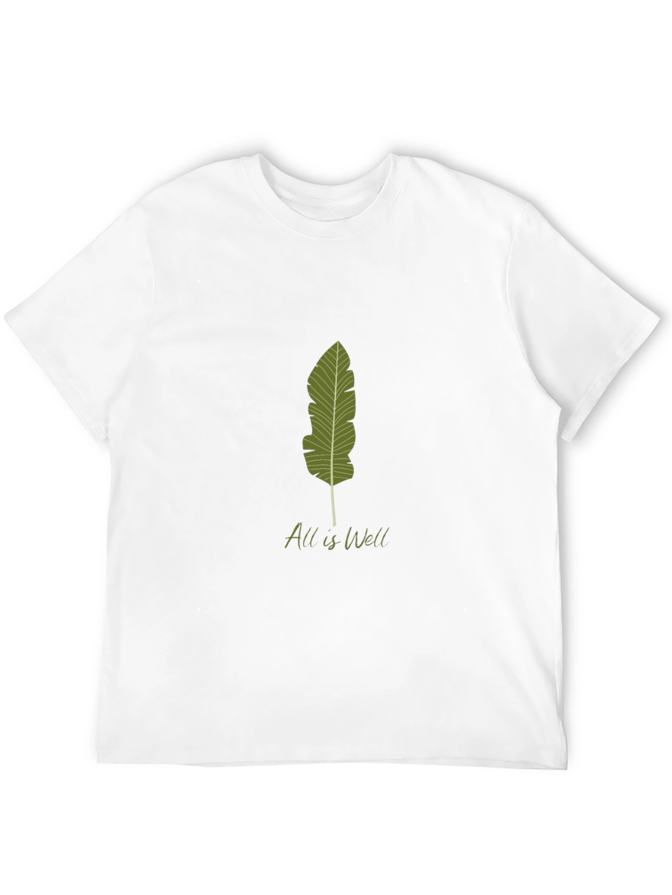 All is Well Leaf Graphic Tee - Relaxed Fit