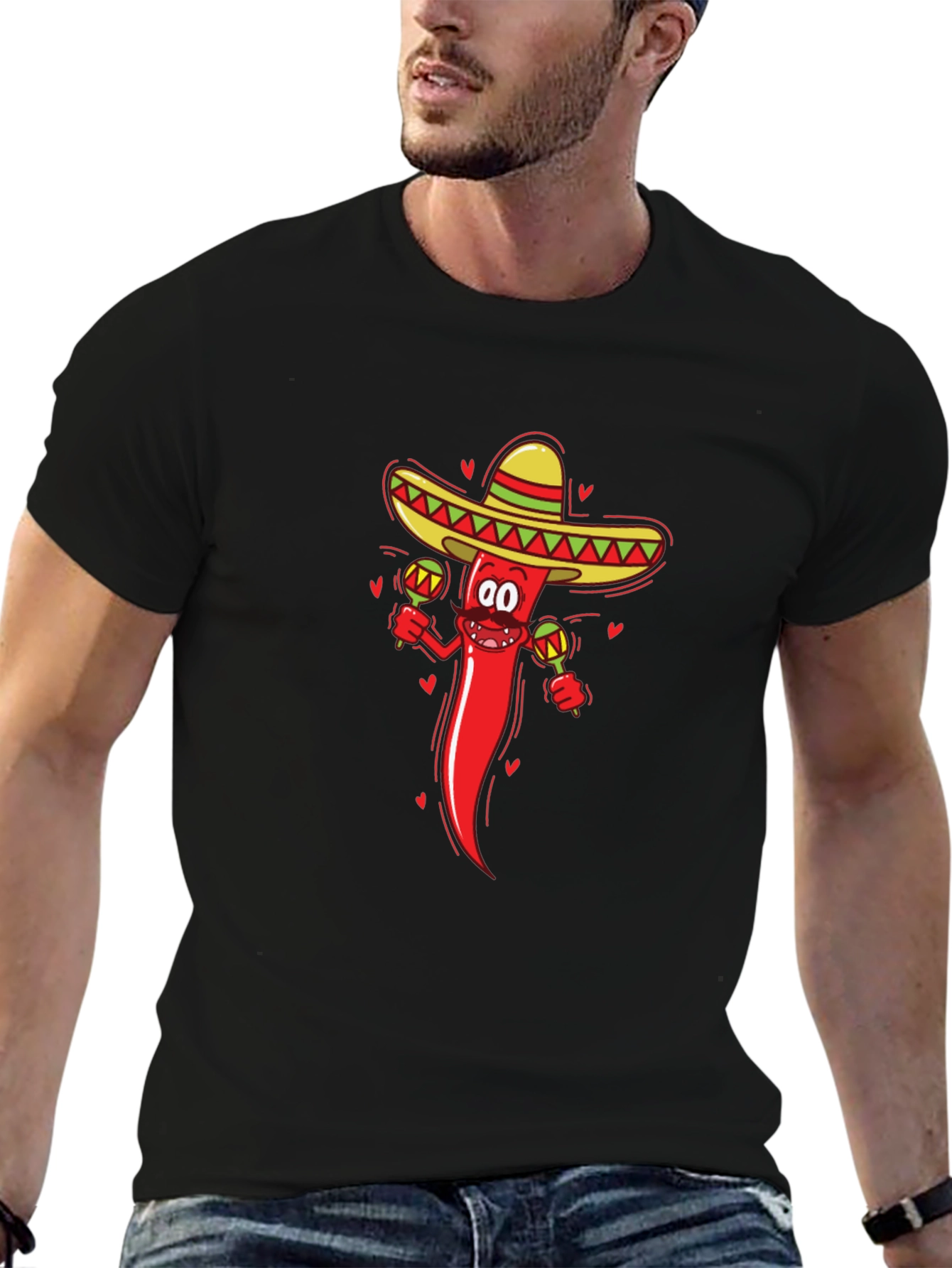 Chili Pepper Sombrero Graphic Tee