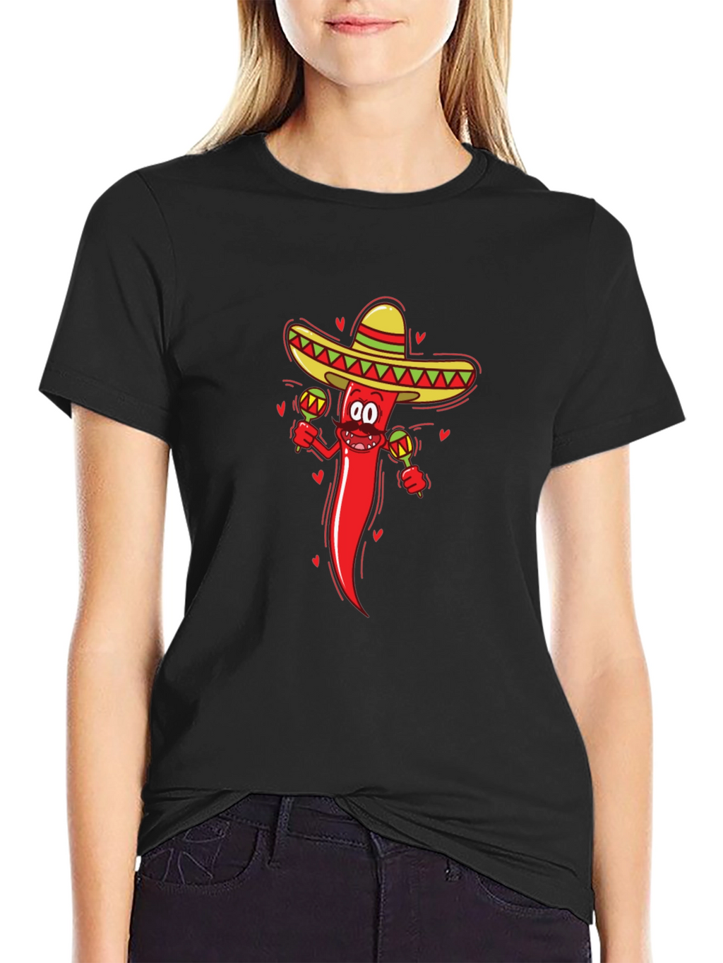 Chili Pepper Sombrero Graphic Tee