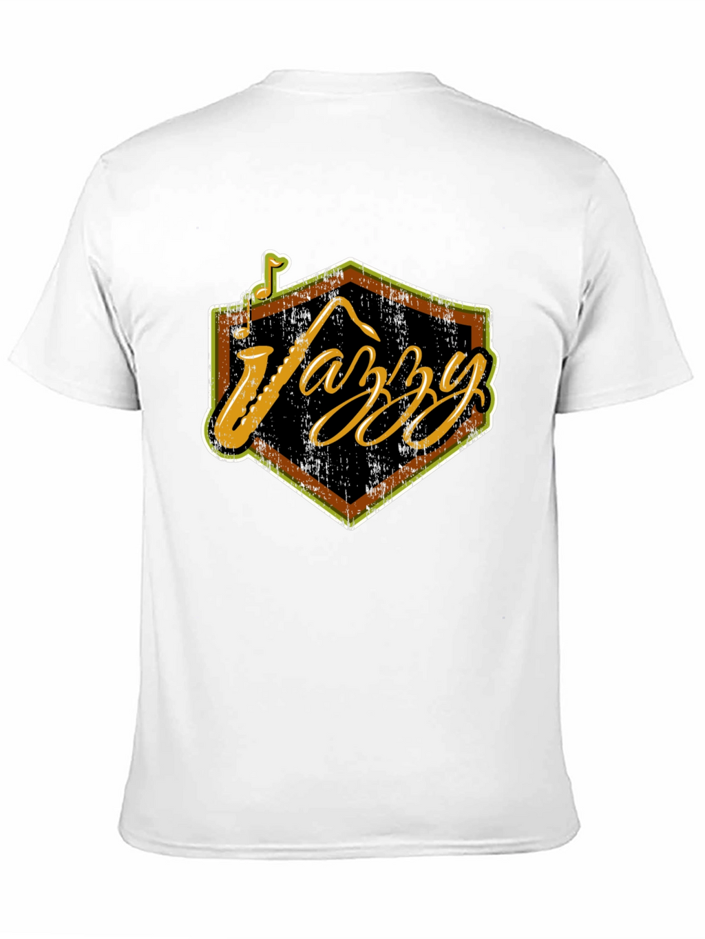 Jazzy Black T-Shirt - Cool Music Lover Tee