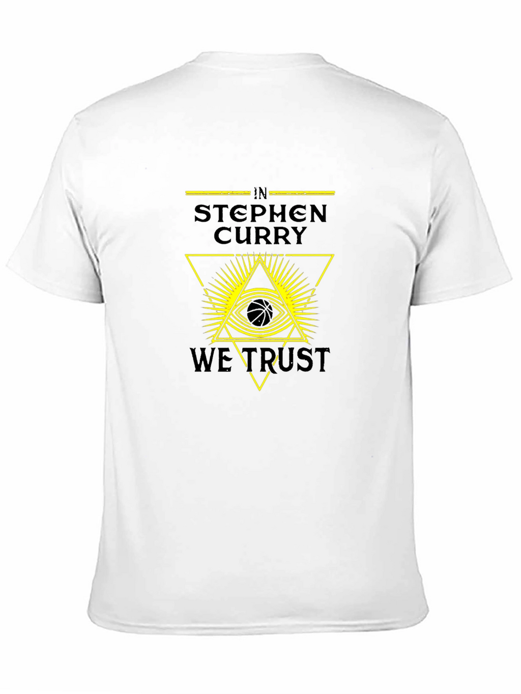 In Stephen Curry We Trust Black Graphic Tee