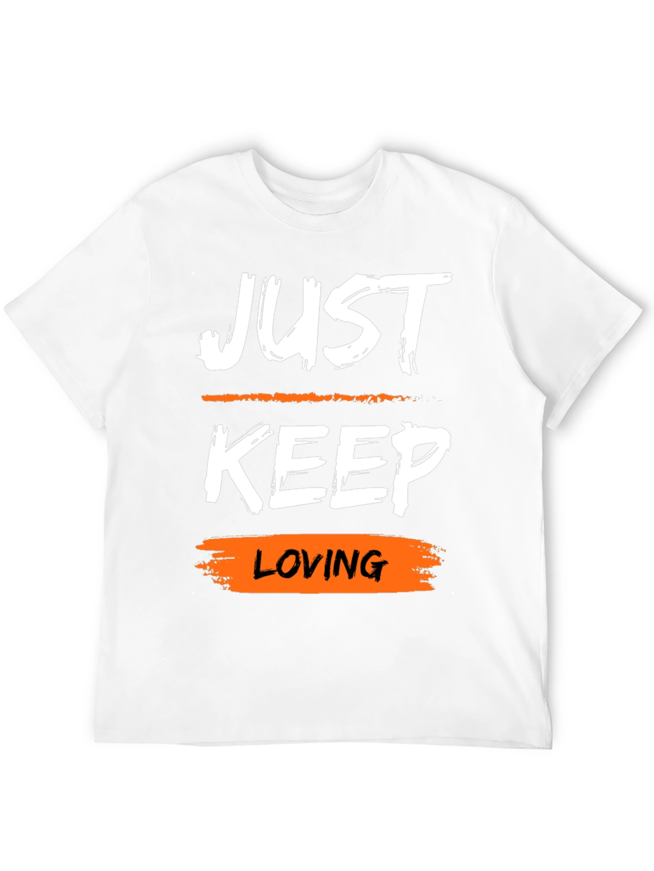Just Keep Loving Graphic Tee - Trendy Casual Style