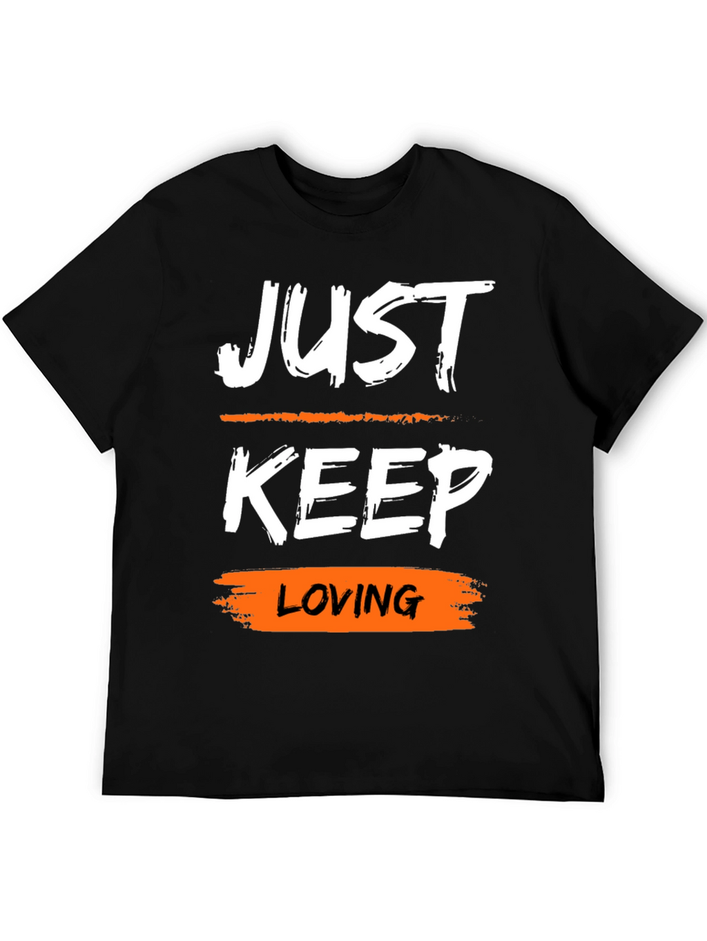 Just Keep Loving Graphic Tee - Trendy Casual Style