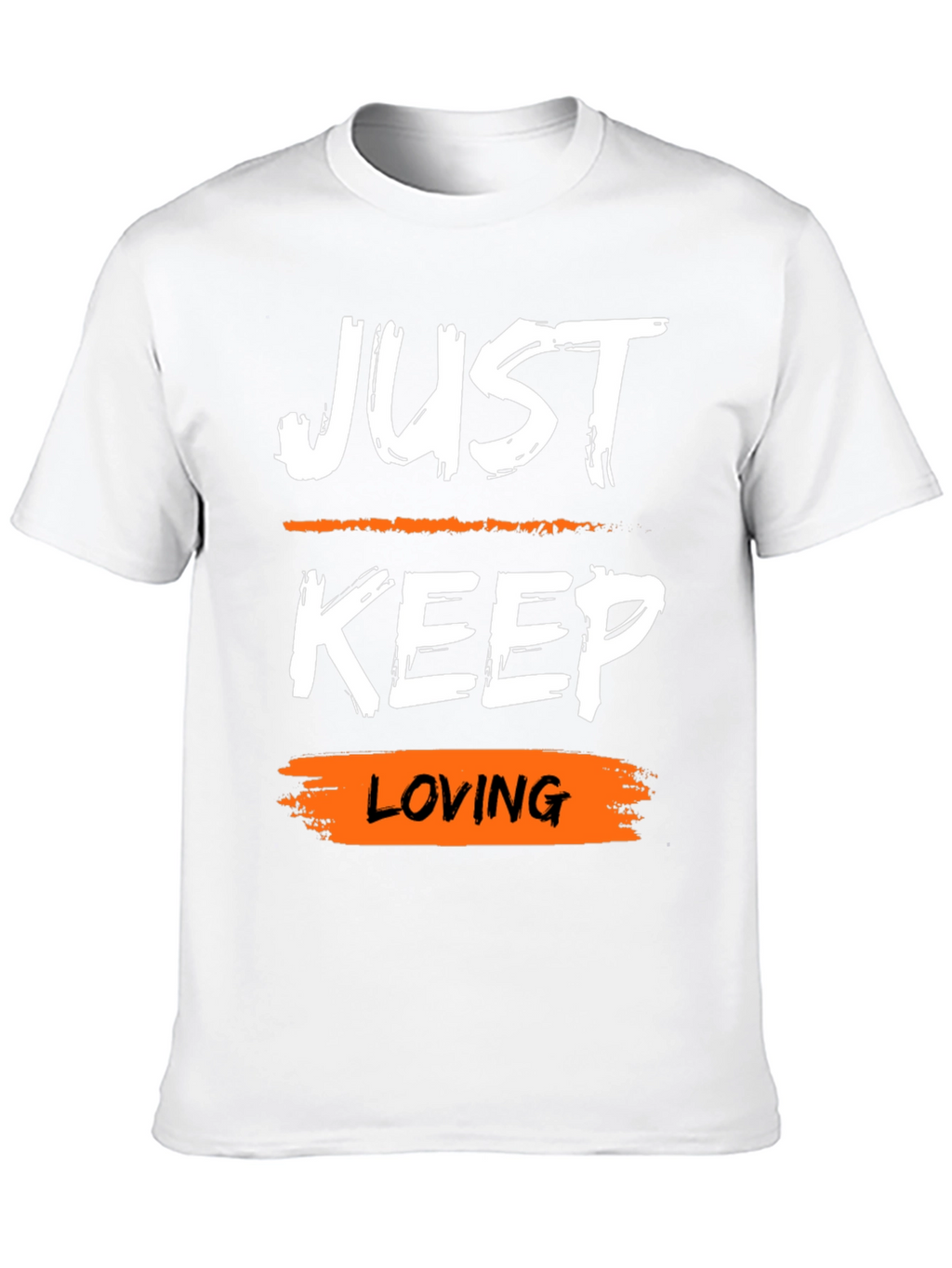 Just Keep Loving Graphic Tee - Trendy Casual Style