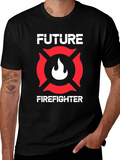 Future Firefighter Black T-Shirt