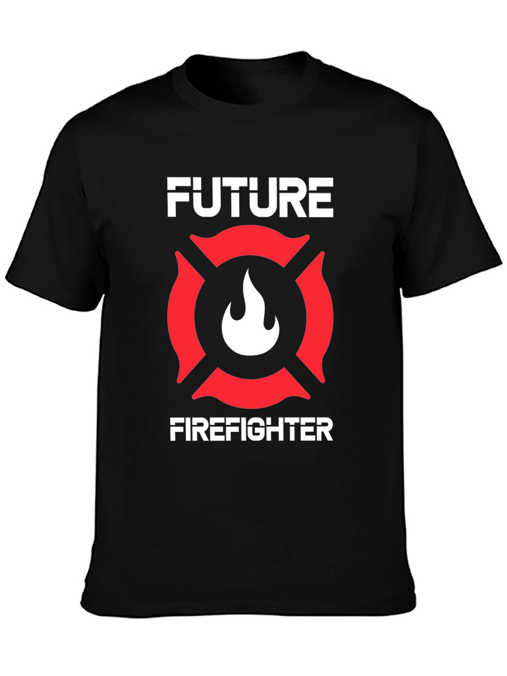Future Firefighter Black T-Shirt