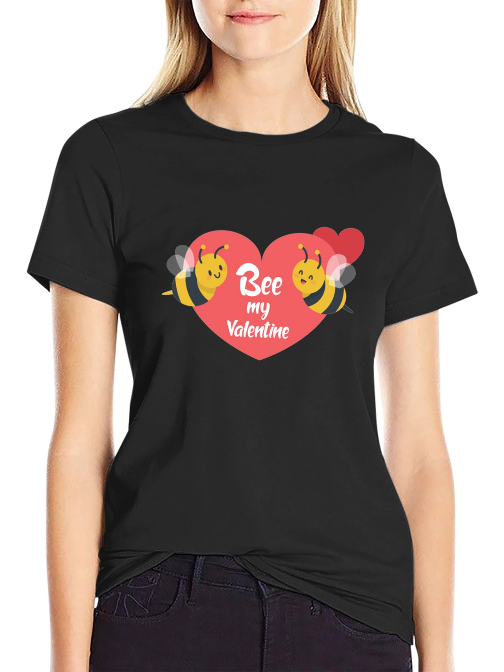 Bee My Valentine Graphic T-Shirt