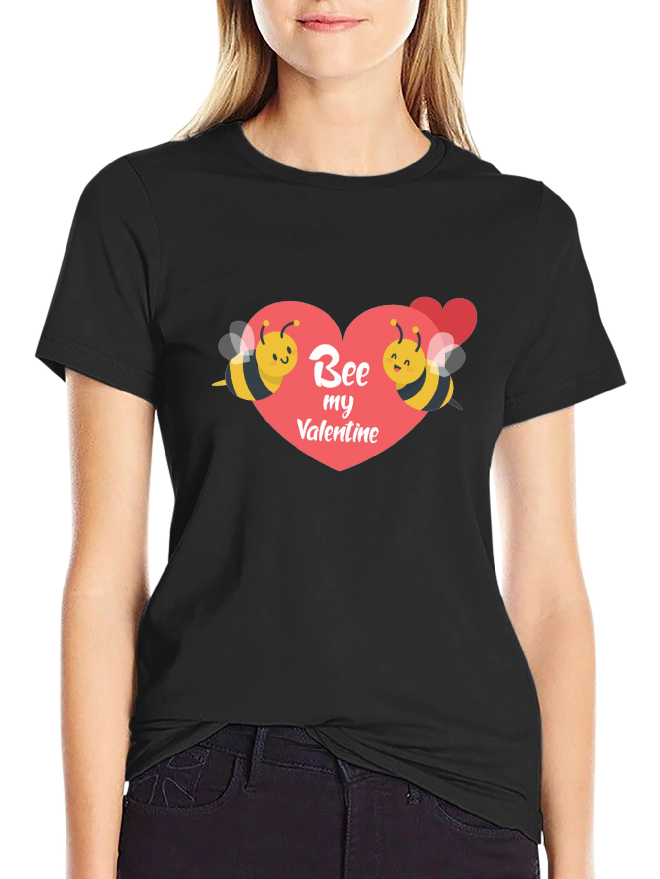 Bee My Valentine Graphic T-Shirt