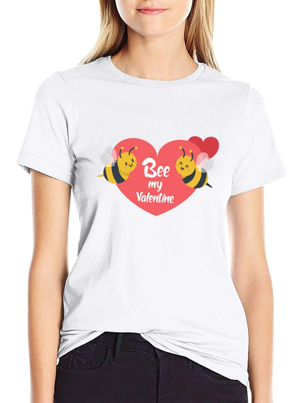 Bee My Valentine Graphic T-Shirt