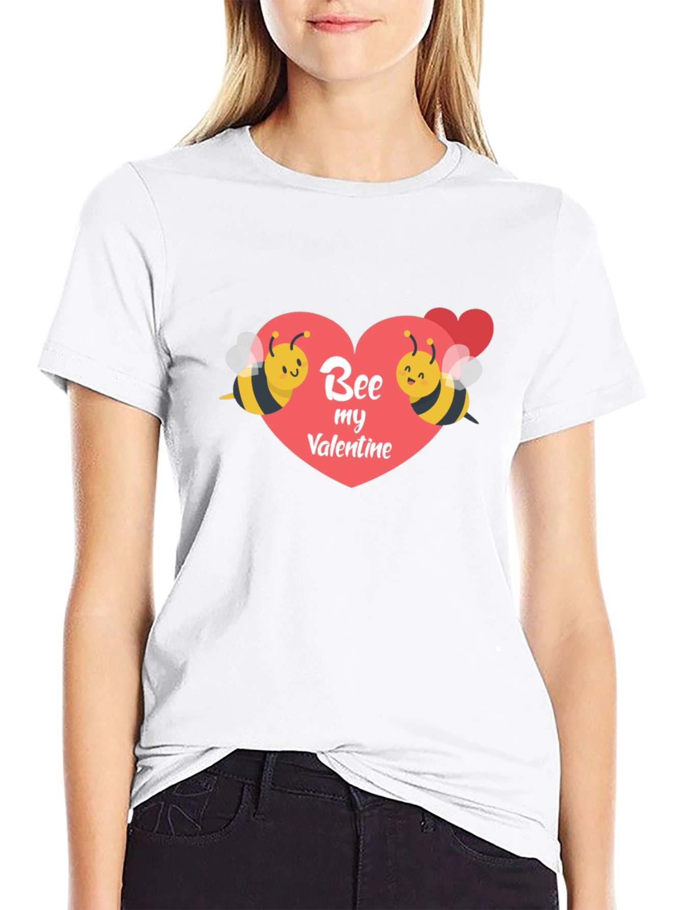 Bee My Valentine Graphic T-Shirt