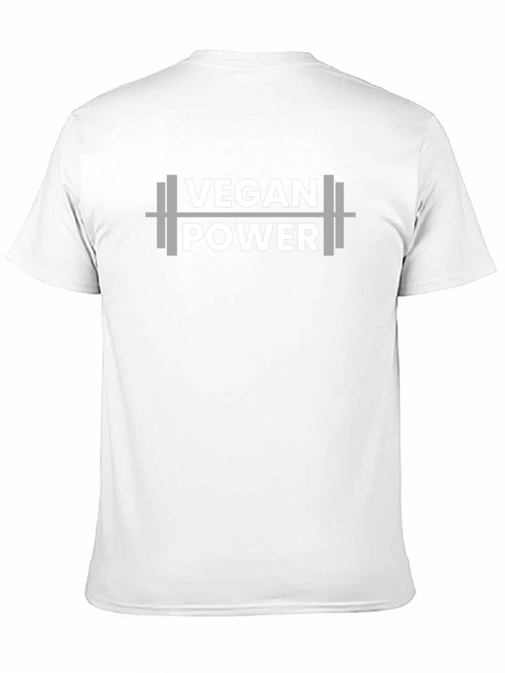 Vegan Power T-Shirt - Weightlifting Design