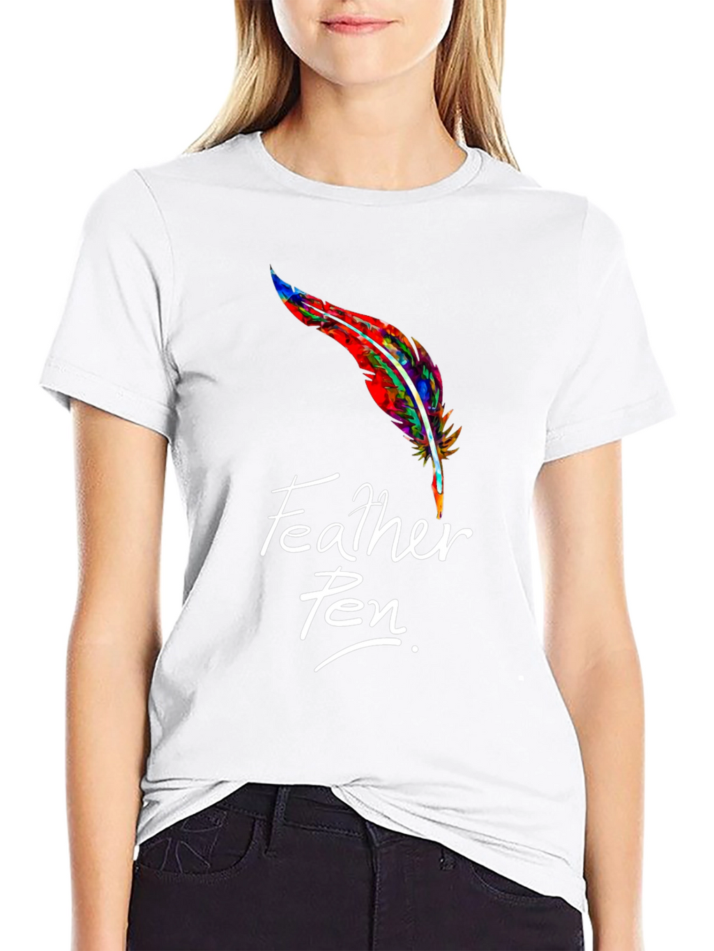 Feather Pen Graphic Tee