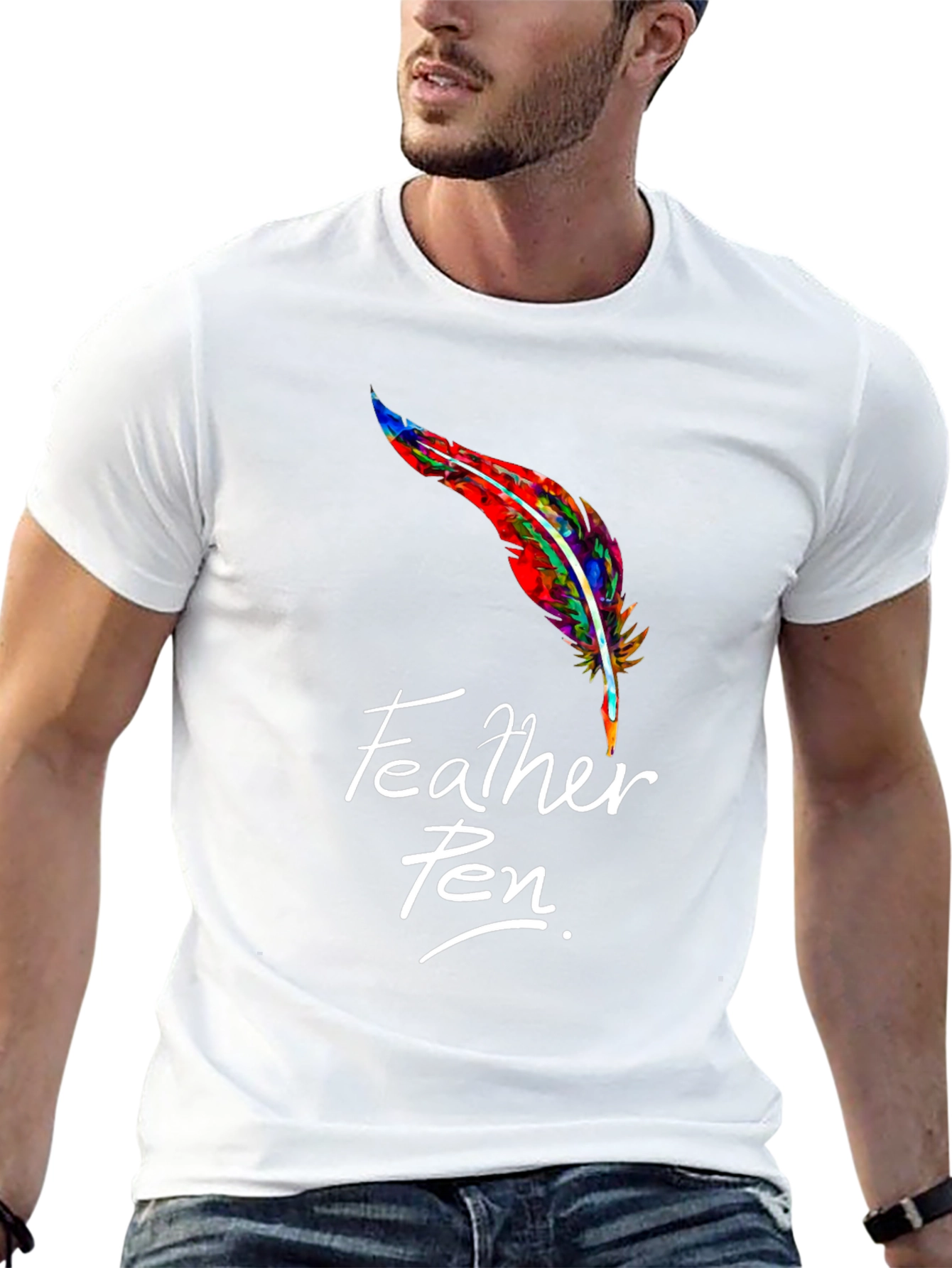 Feather Pen Graphic Tee