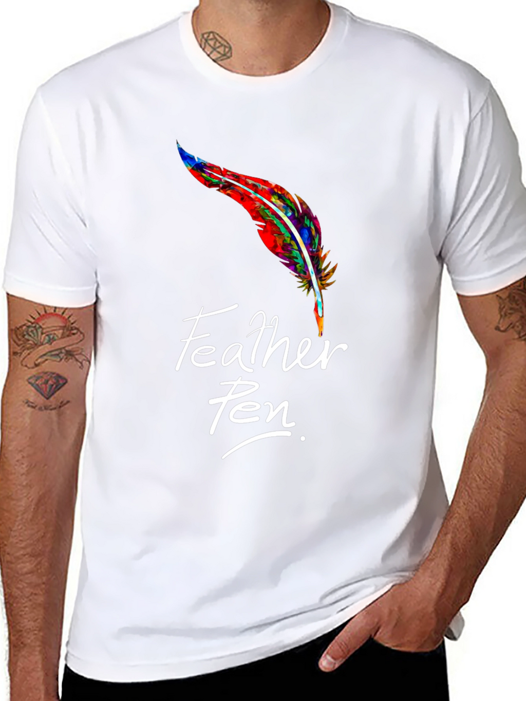 Feather Pen Graphic Tee