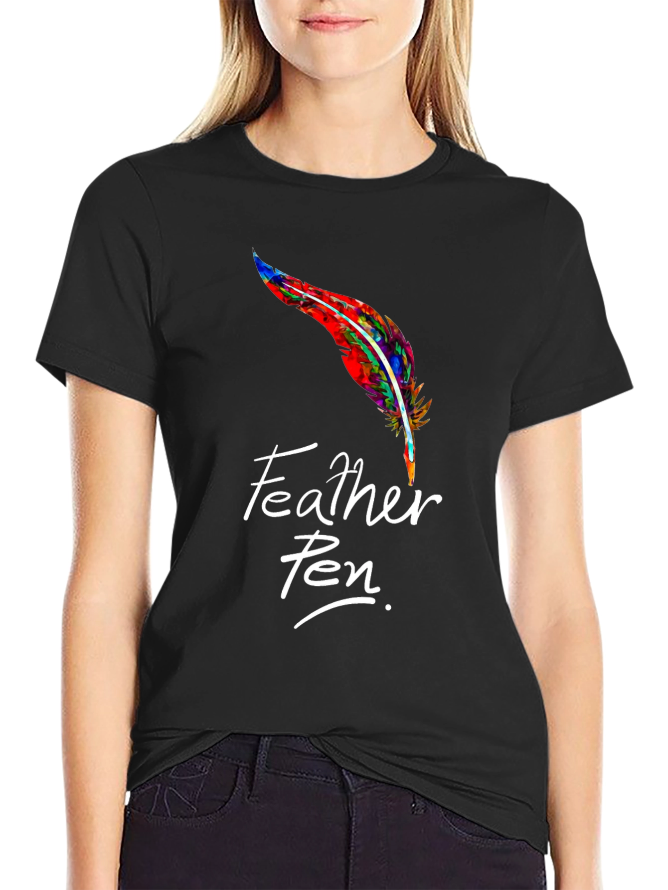 Feather Pen Graphic Tee