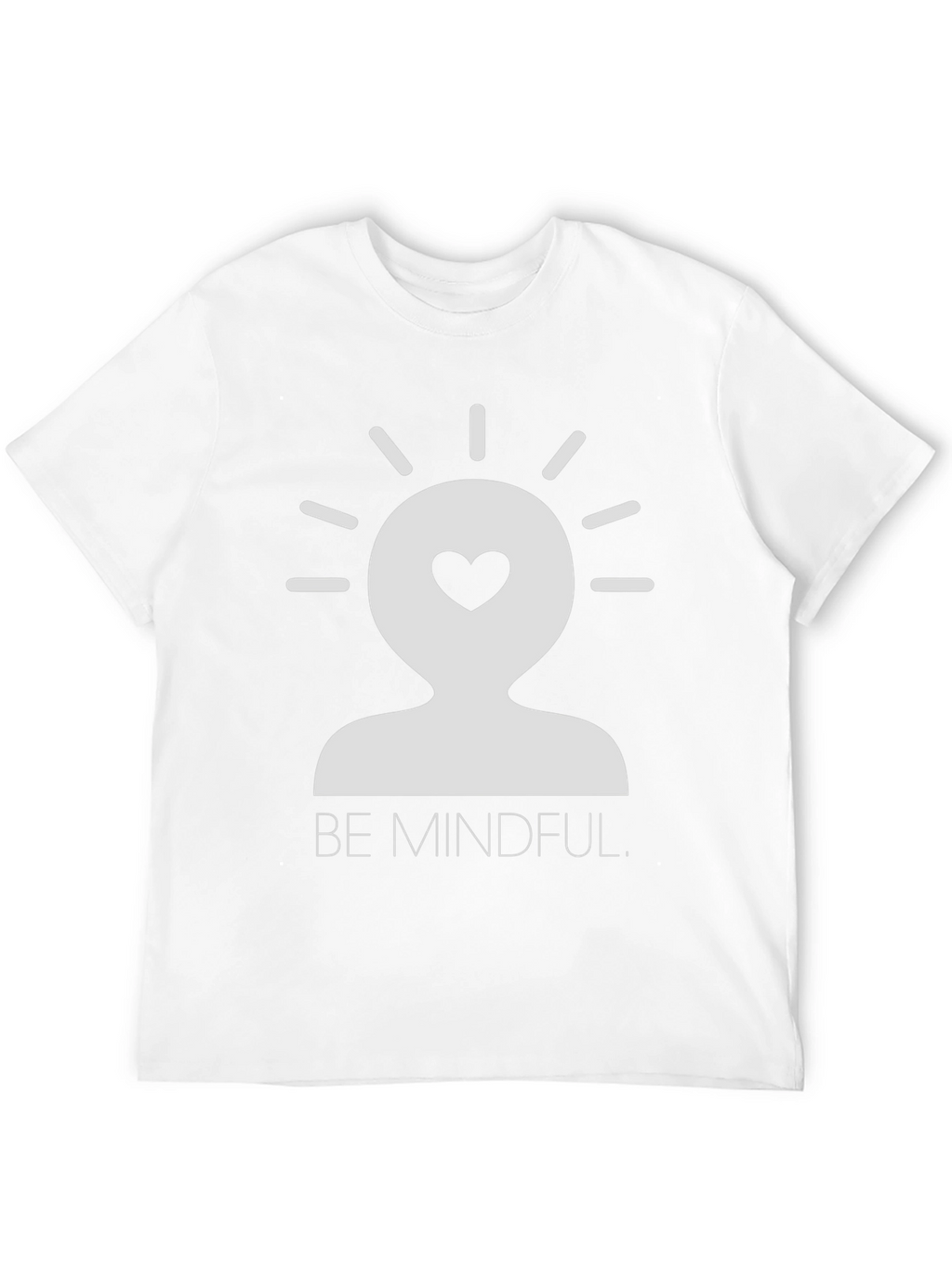 Mindful Heart Graphic Tee - Unisex Black T-Shirt