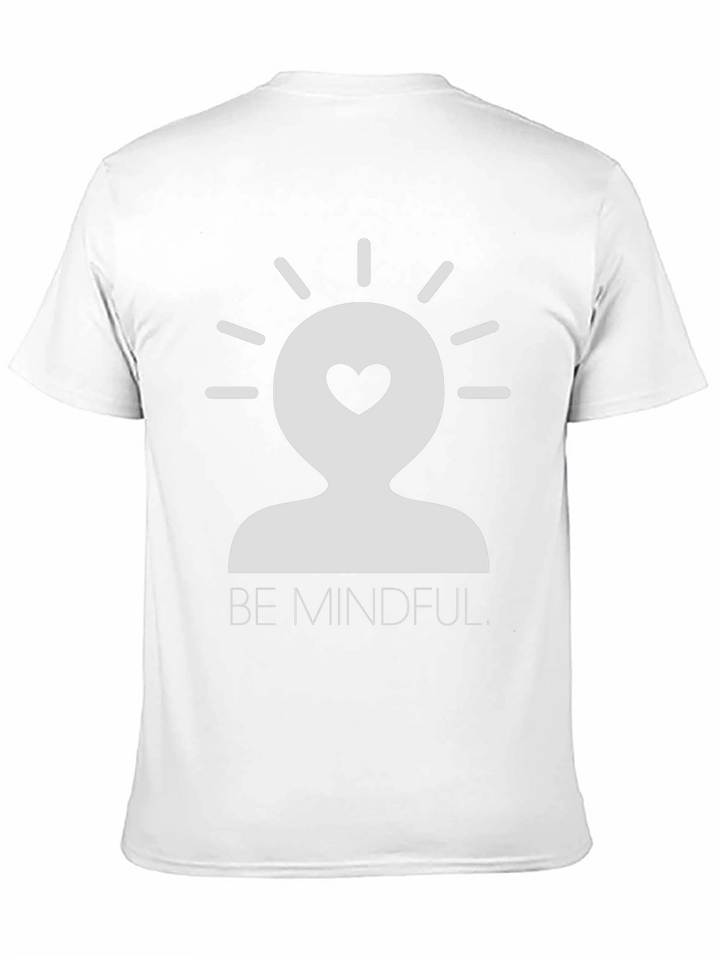 Mindful Heart Graphic Tee - Unisex Black T-Shirt