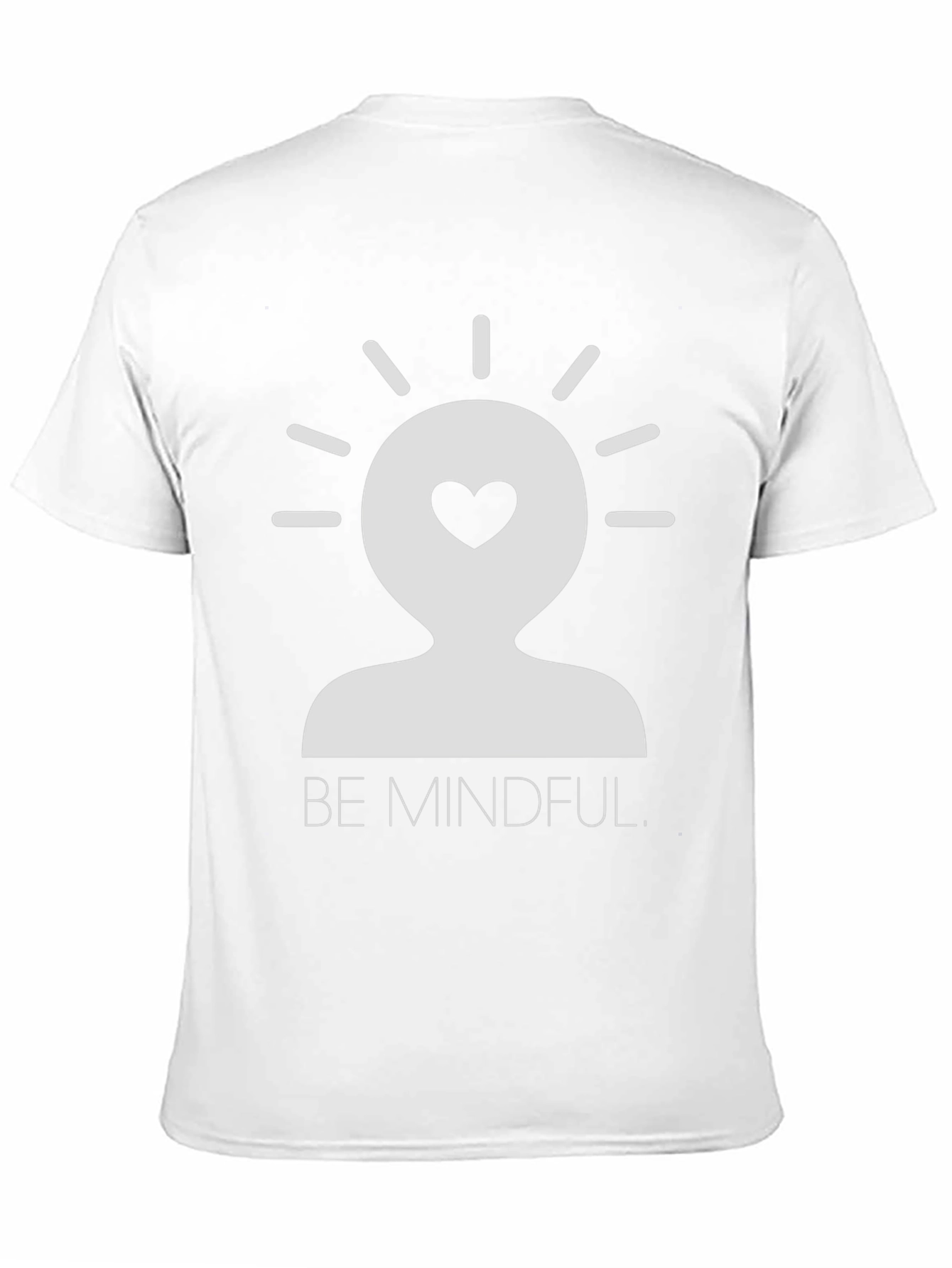 Mindful Heart Graphic Tee - Unisex Black T-Shirt