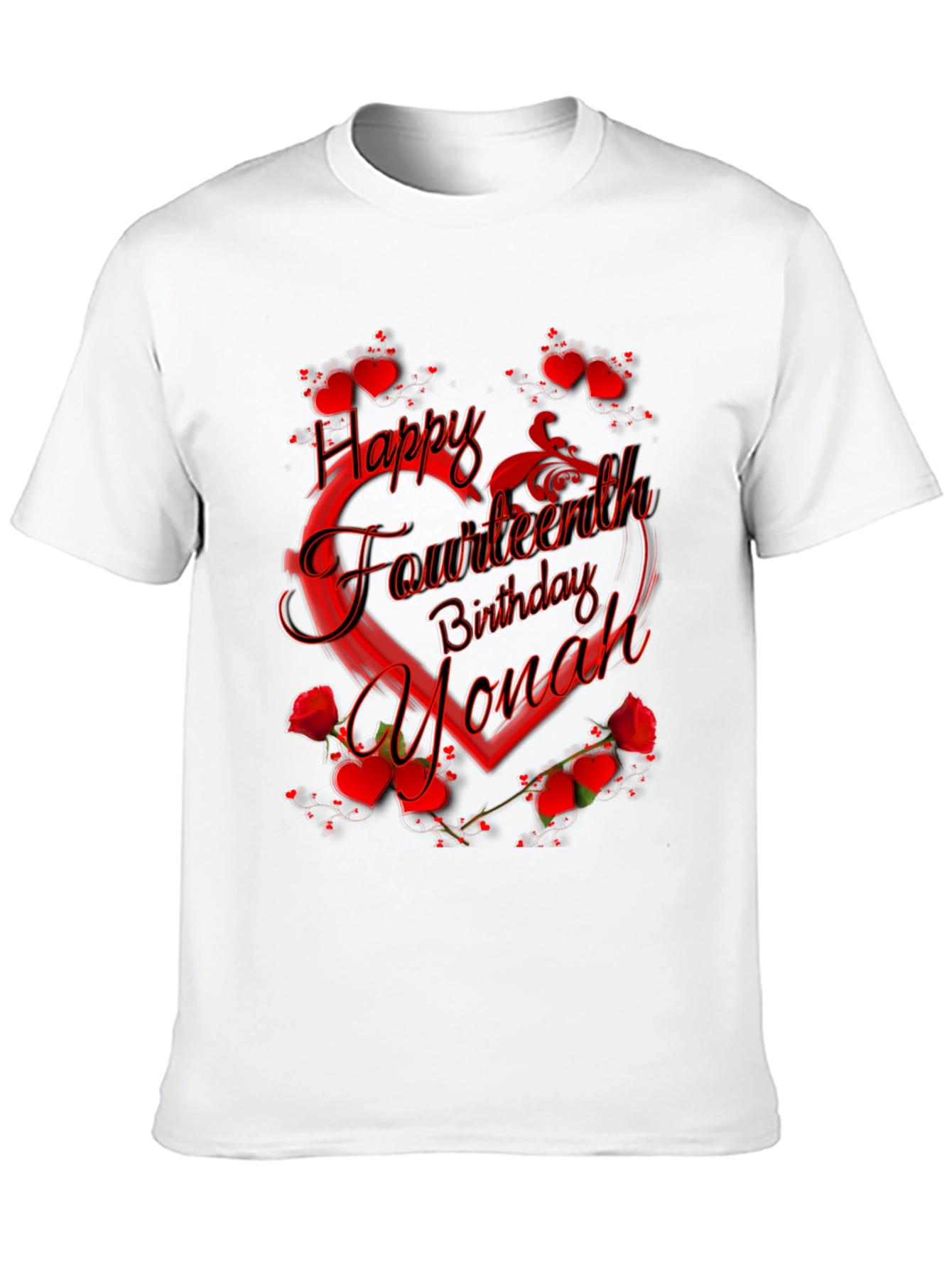Happy Fourteenth Birthday Jonah T-Shirt