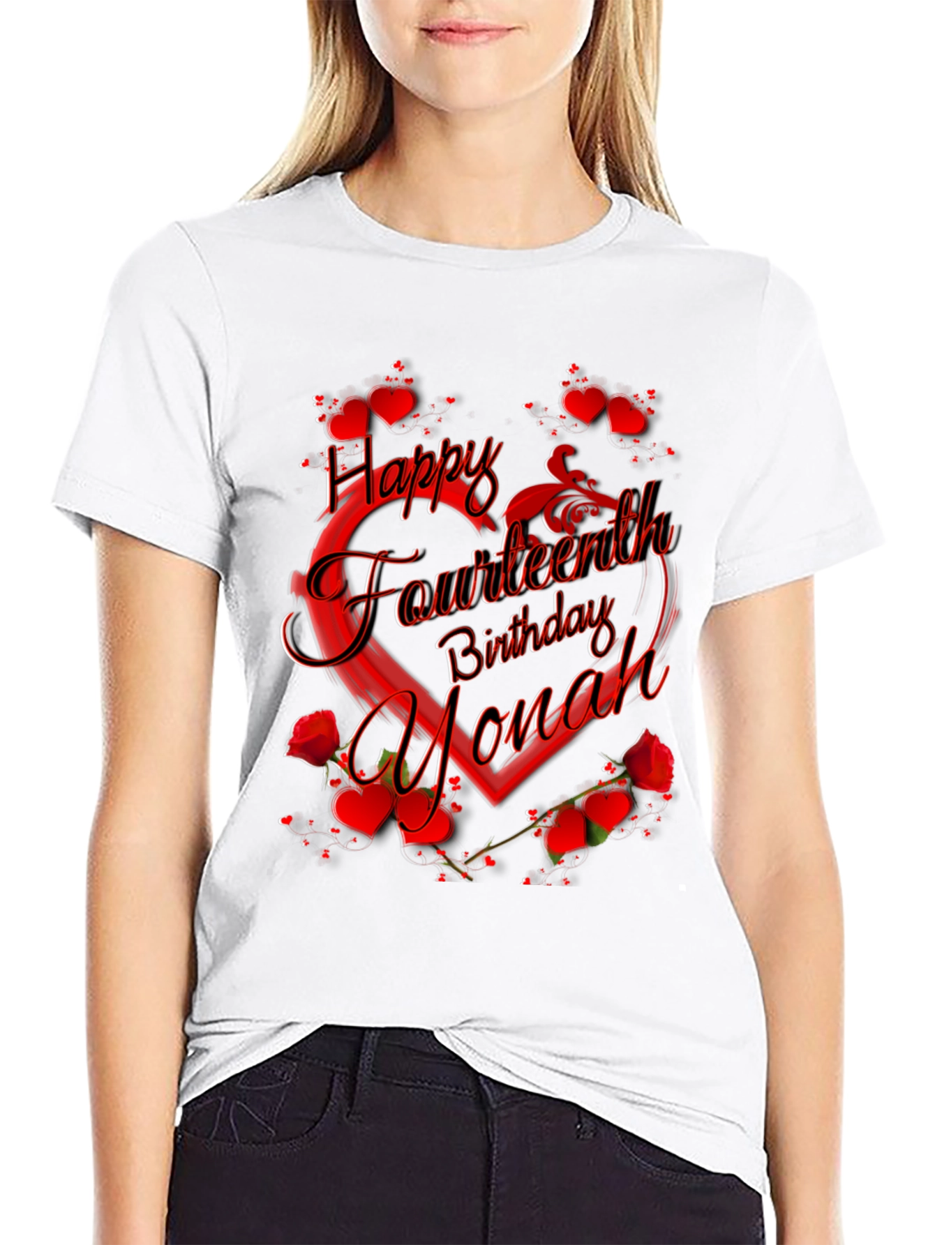 Happy Fourteenth Birthday Jonah T-Shirt