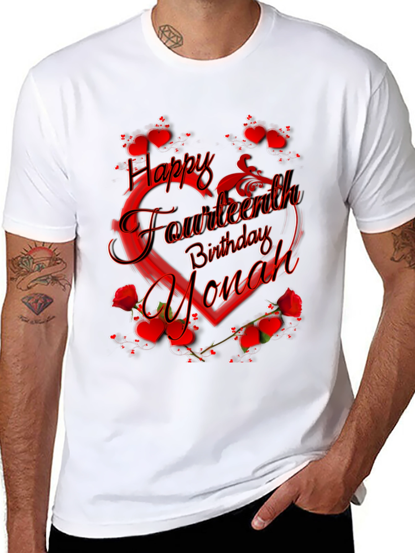 Happy Fourteenth Birthday Jonah T-Shirt