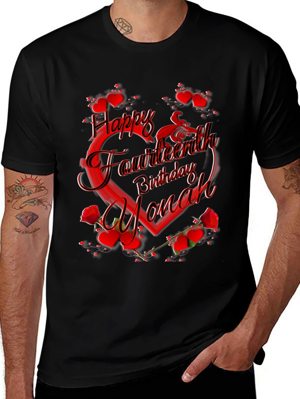 Happy Fourteenth Birthday Jonah T-Shirt