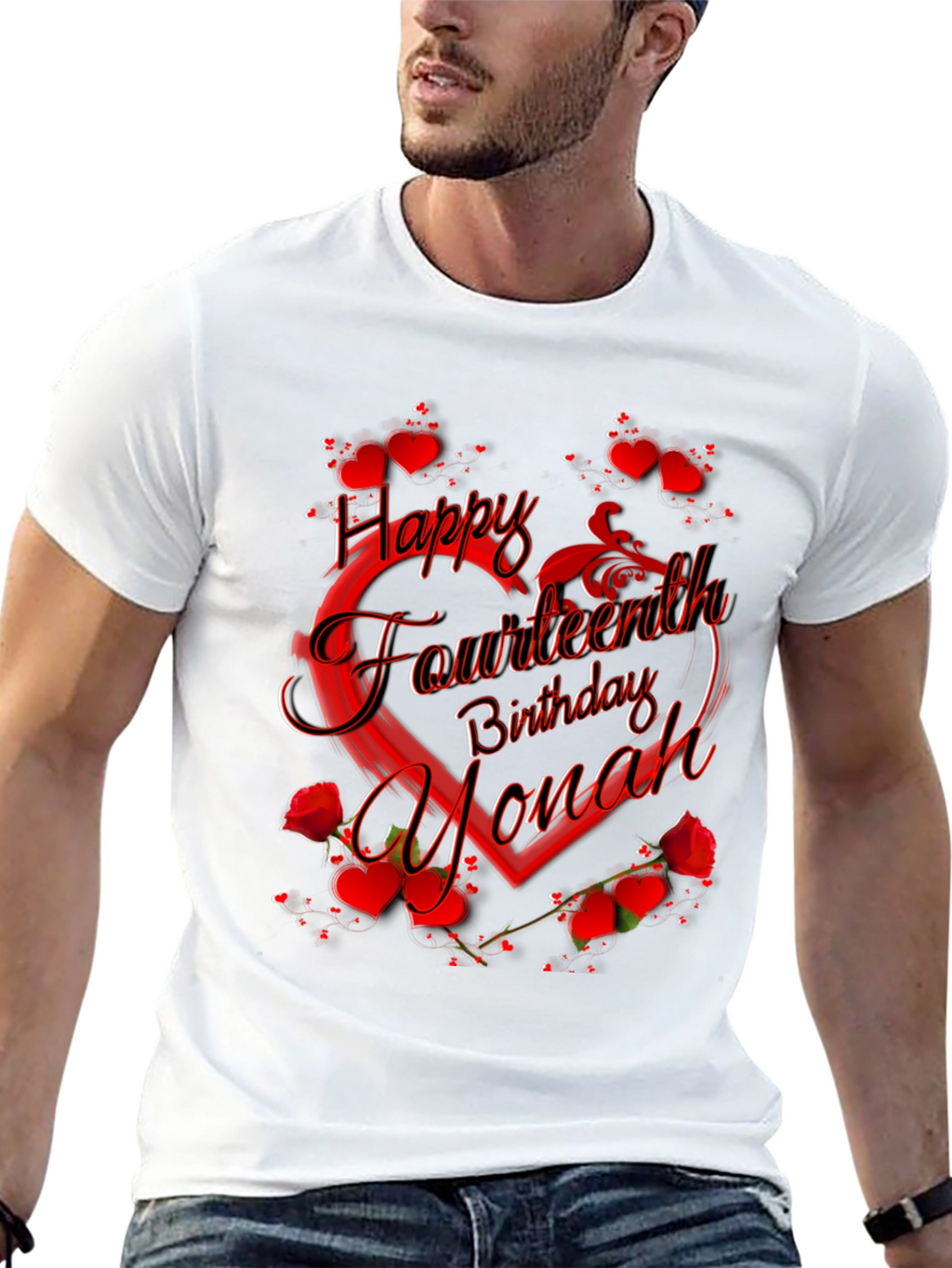 Happy Fourteenth Birthday Jonah T-Shirt