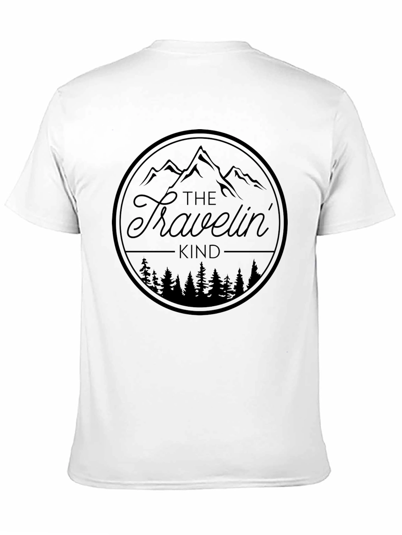 The Travelin Kind Black Graphic T-Shirt