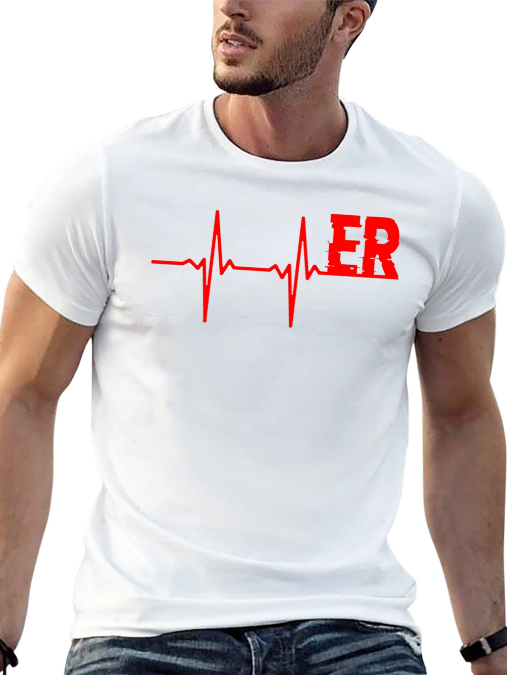 ER Heartbeat T-Shirt - Emergency Room Doc