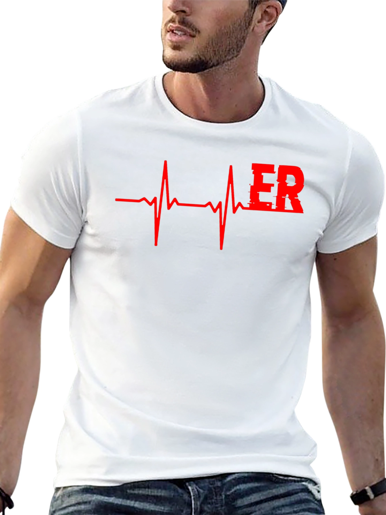 ER Heartbeat T-Shirt - Emergency Room Doc