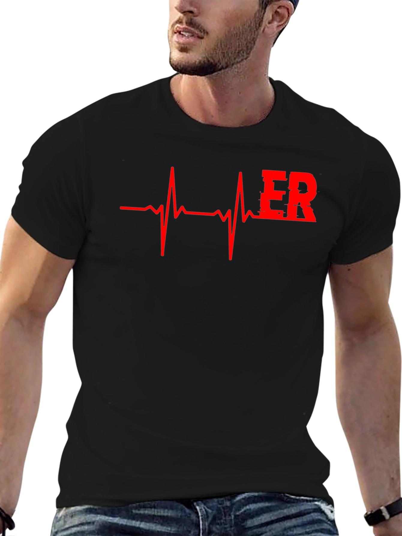 ER Heartbeat T-Shirt - Emergency Room Doc