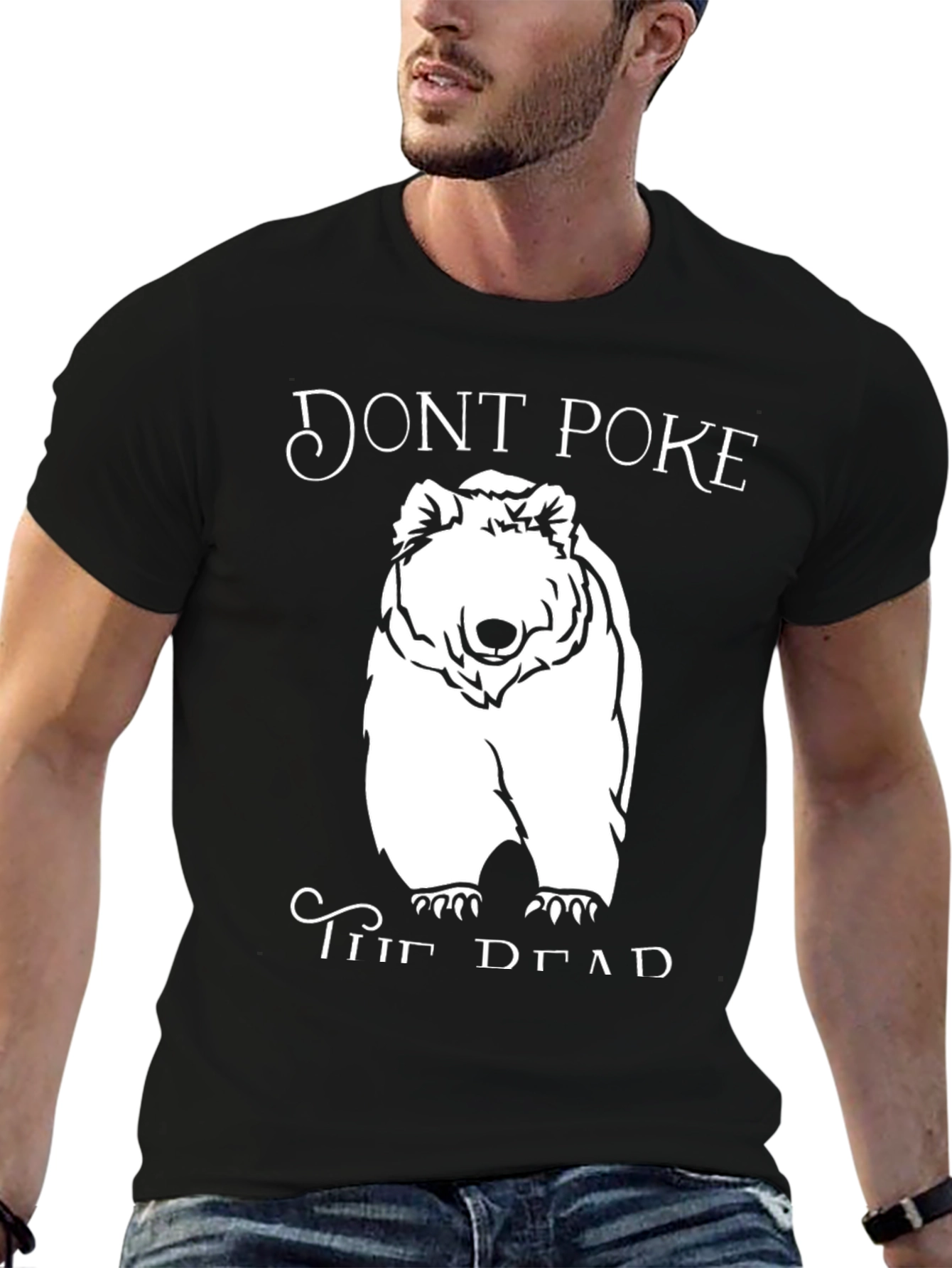 Dont Poke the Dead Bear Graphic T-Shirt