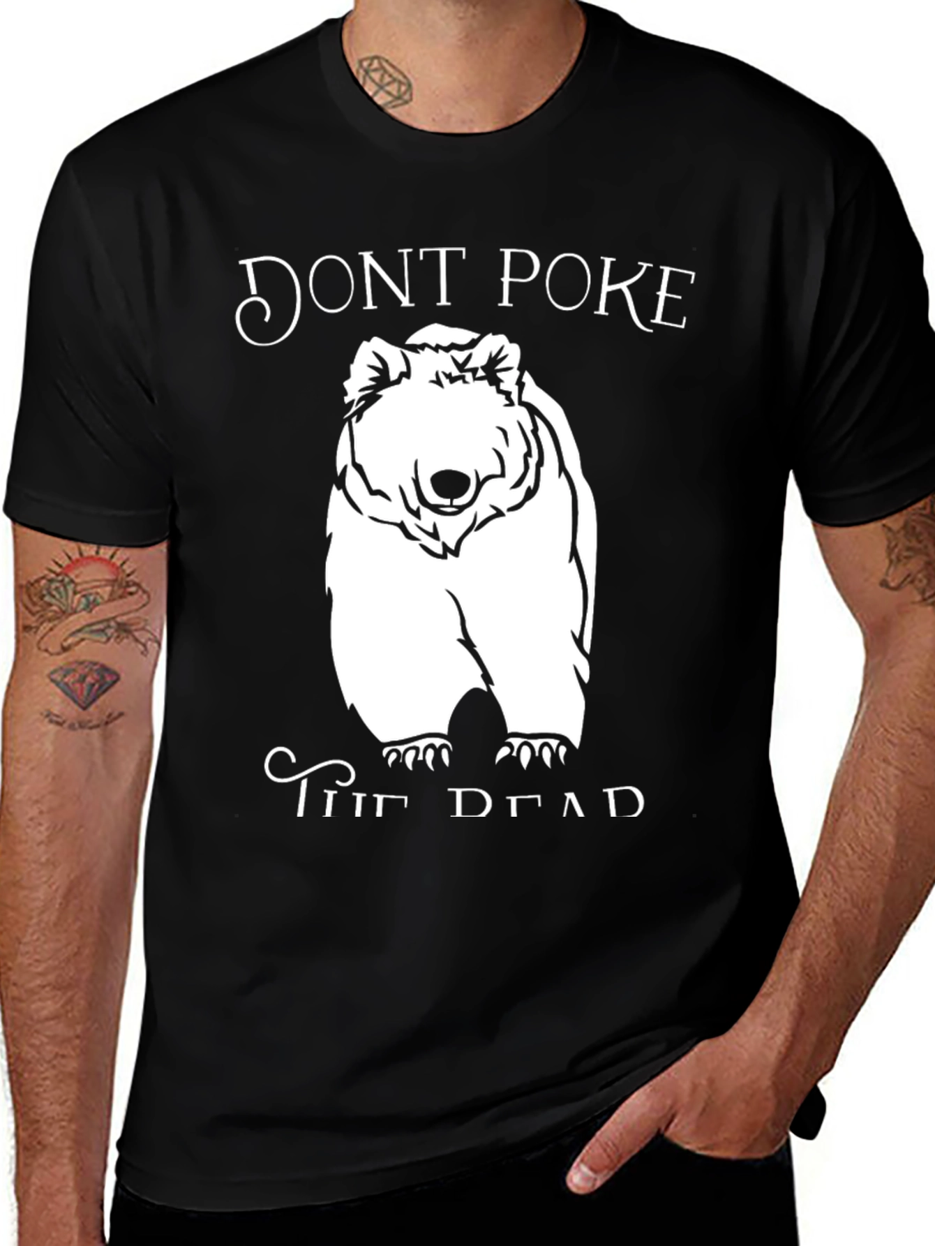 Dont Poke the Dead Bear Graphic T-Shirt