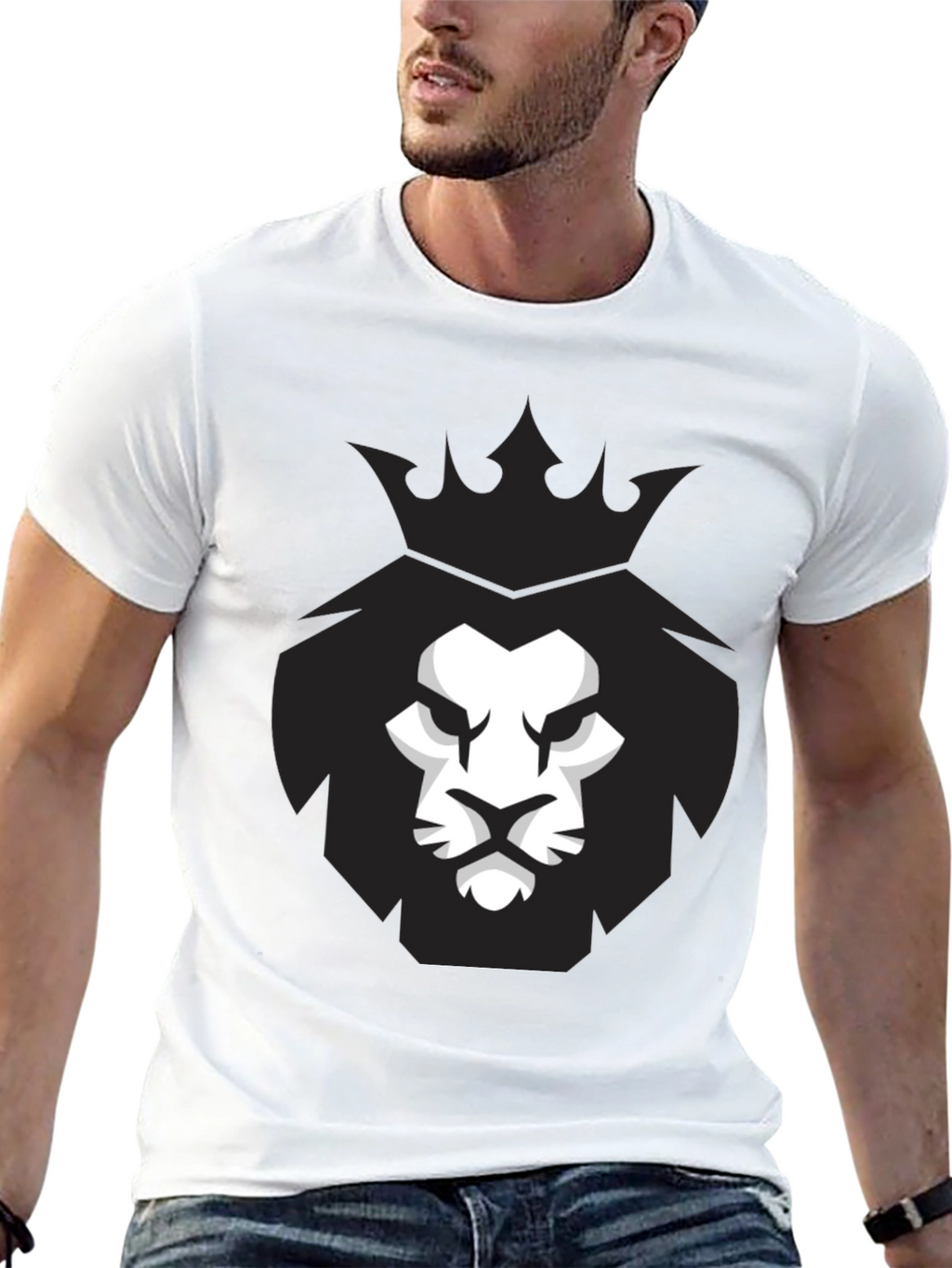 Lion King Graphic Black T-Shirt