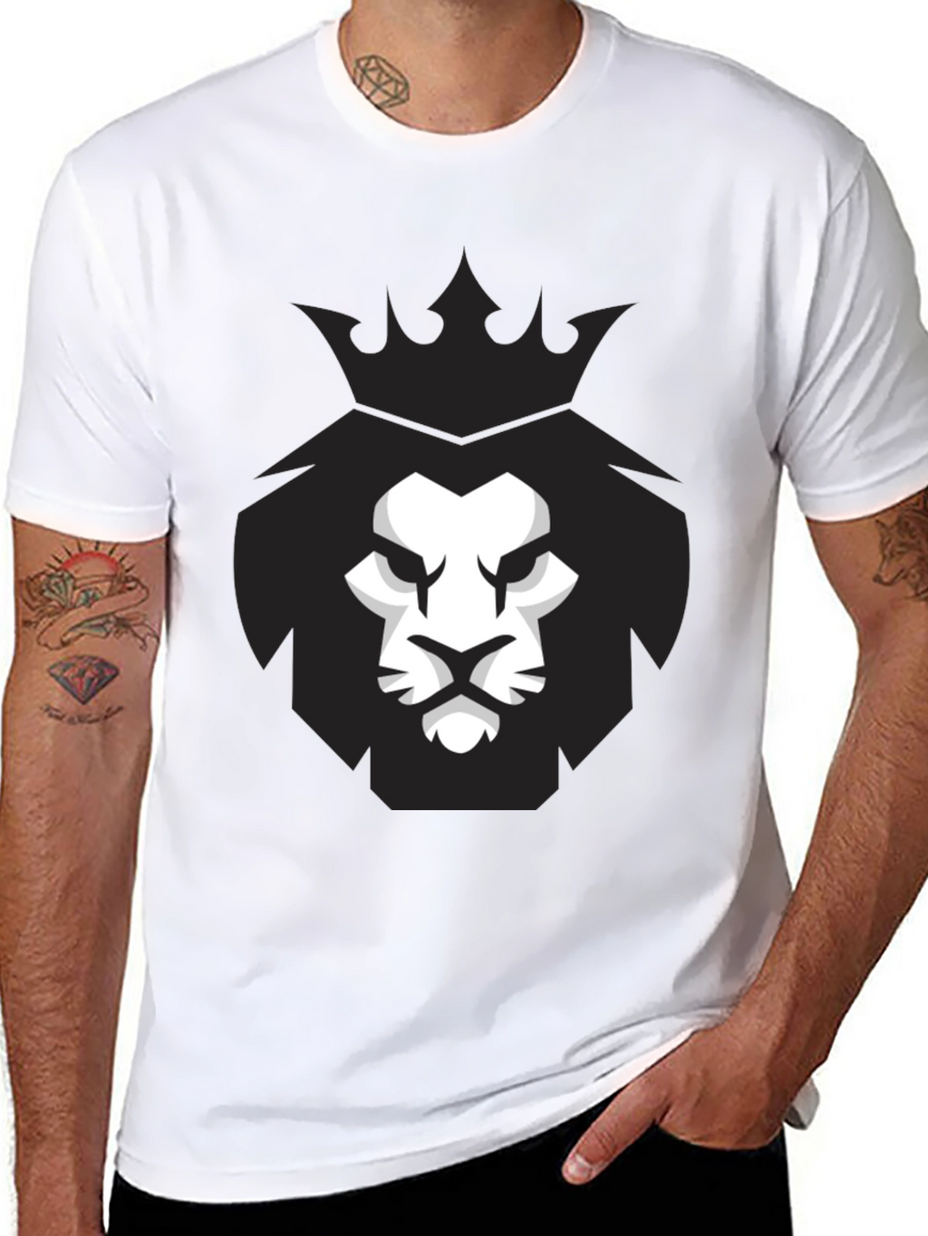 Lion King Graphic Black T-Shirt