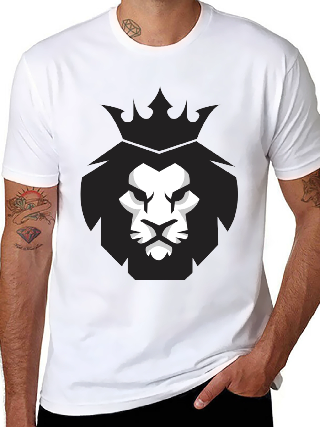 Lion King Graphic Black T-Shirt