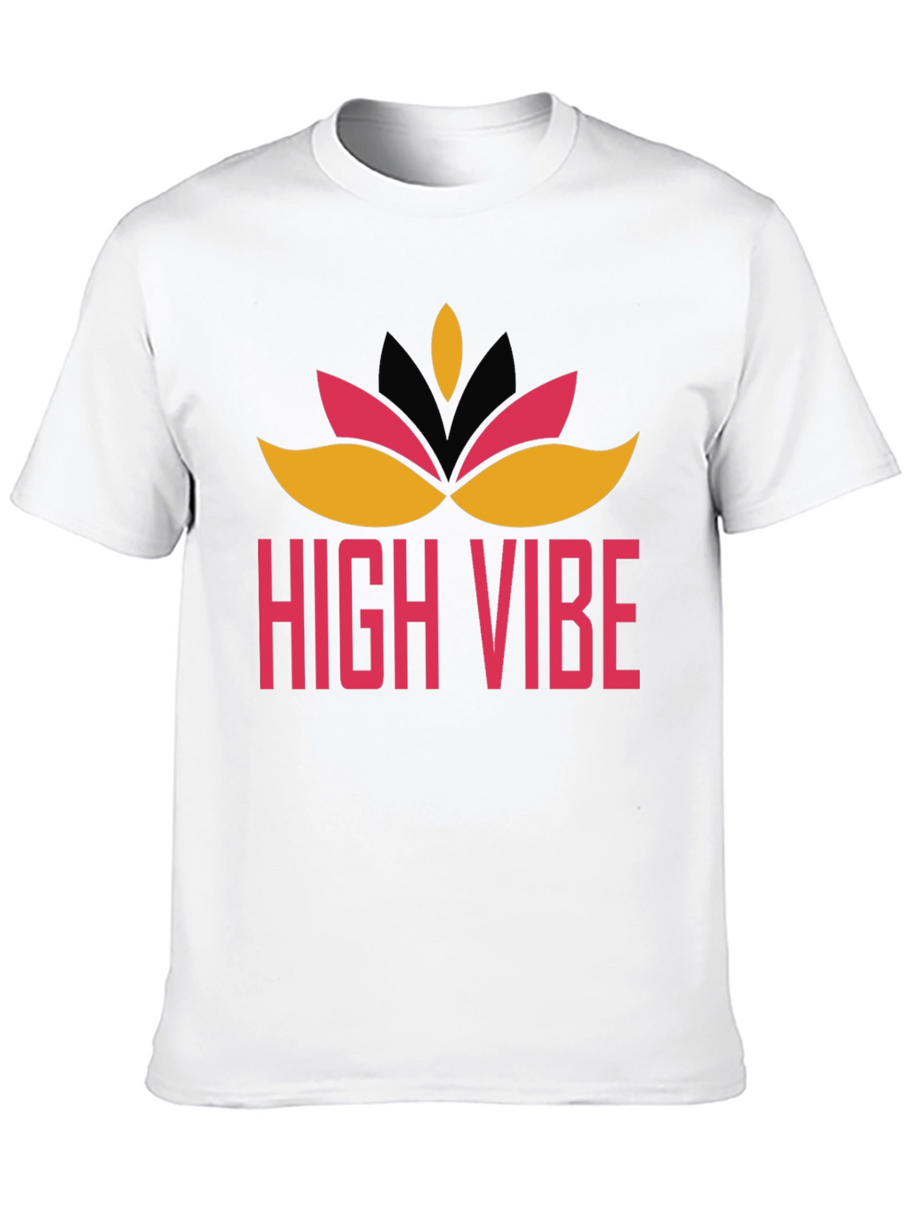 High Vibe Graphic Tee - Black Crew Neck