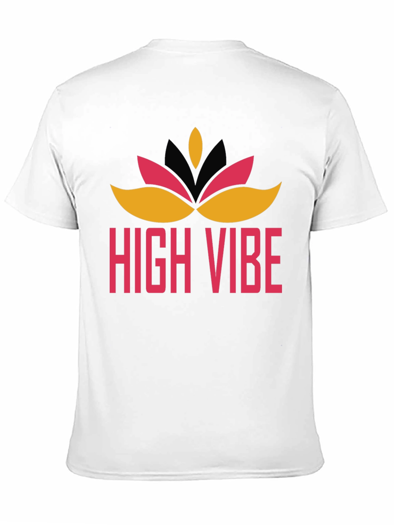 High Vibe Graphic Tee - Black Crew Neck