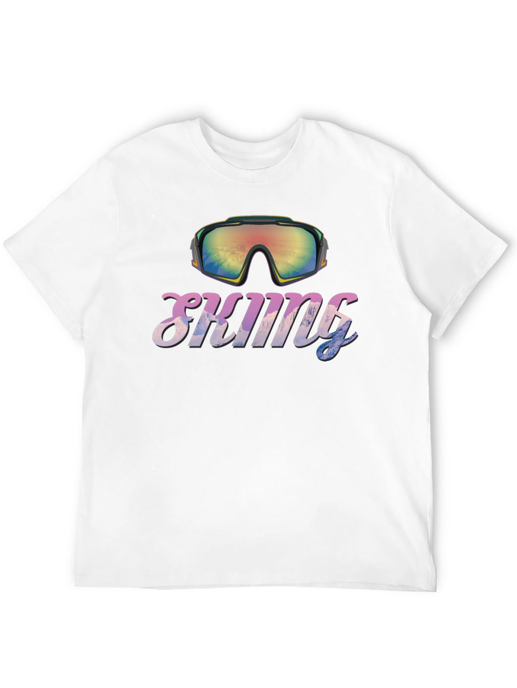 Skiiing Goggles Graphic T-Shirt