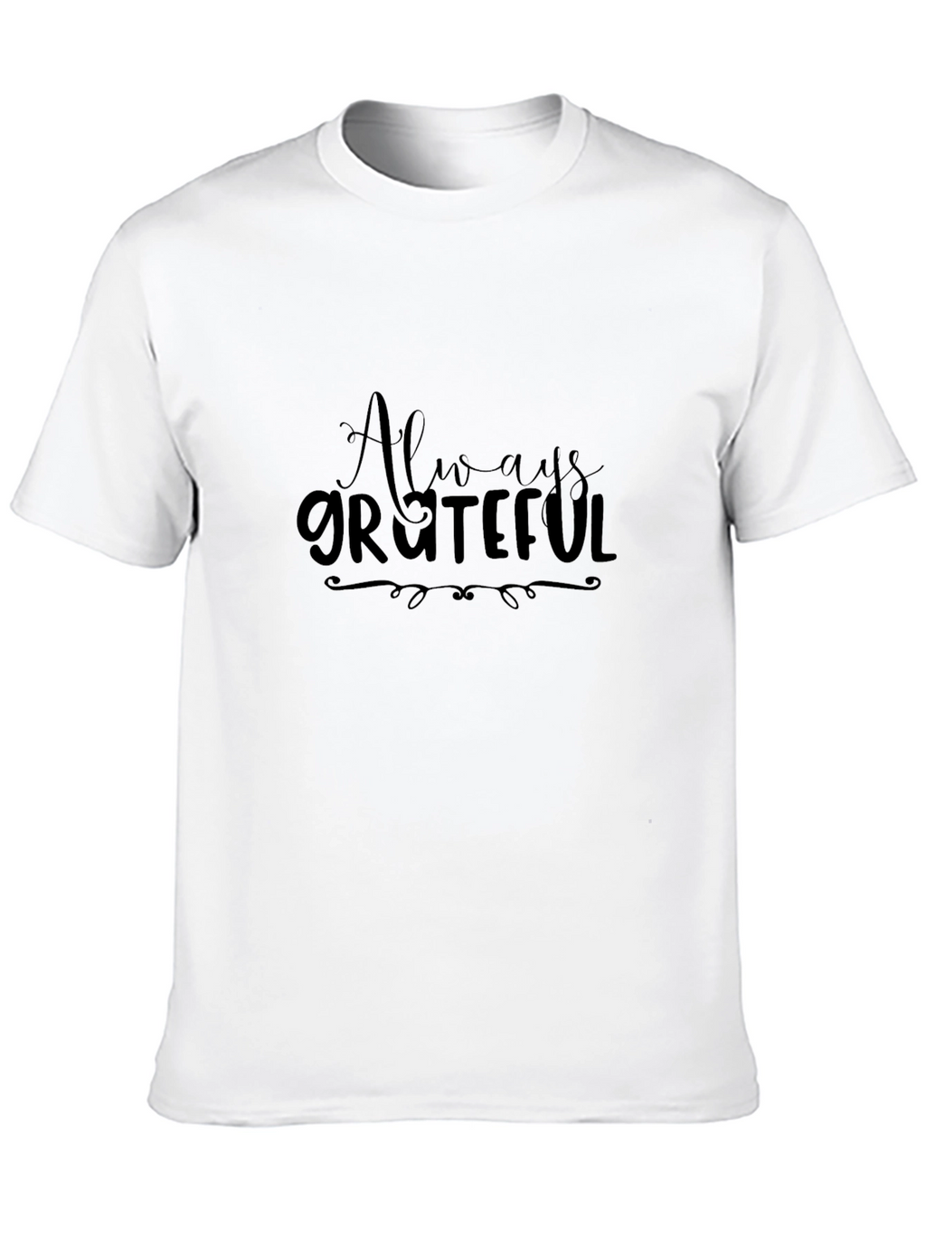 Always Grateful Black T-Shirt