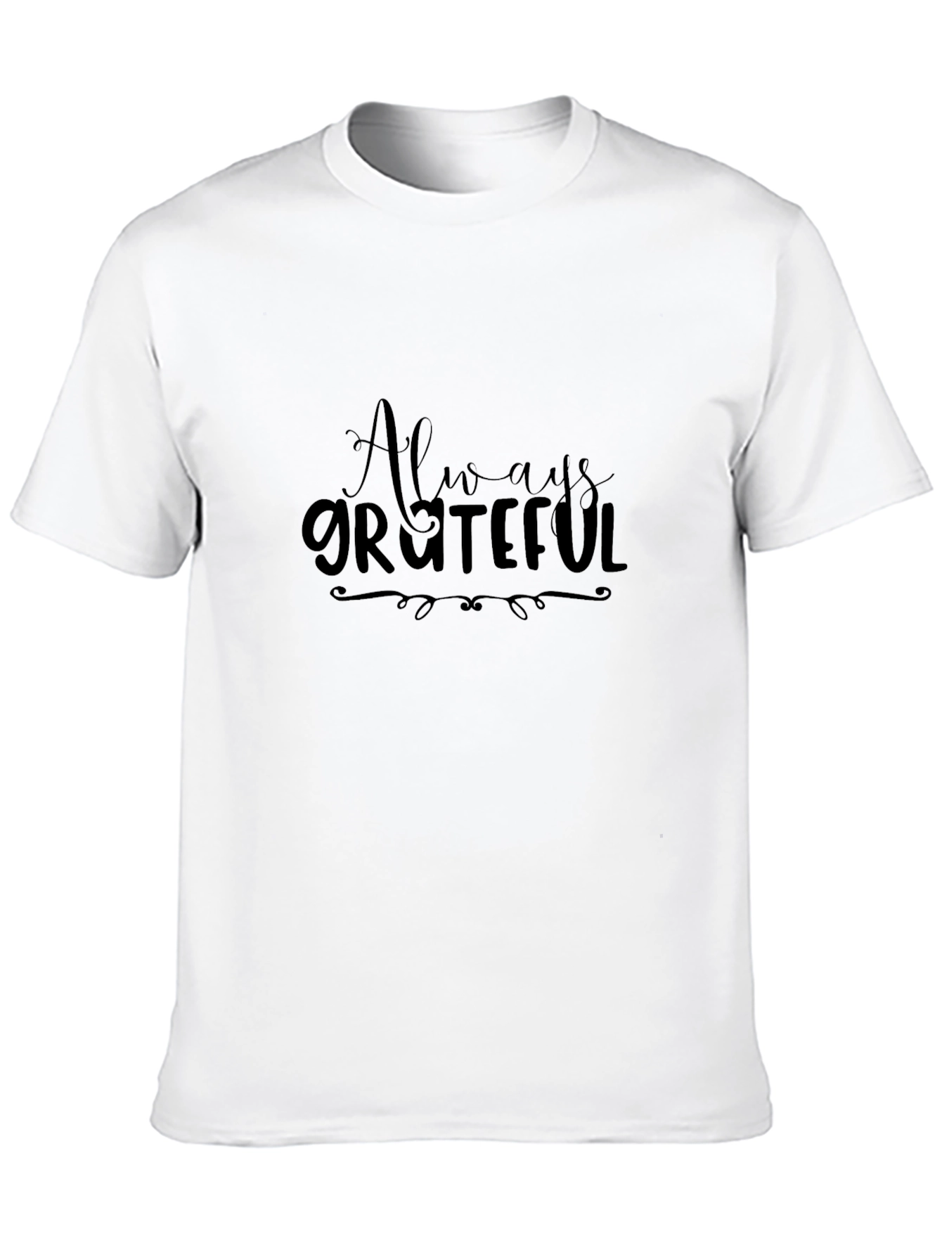 Always Grateful Black T-Shirt