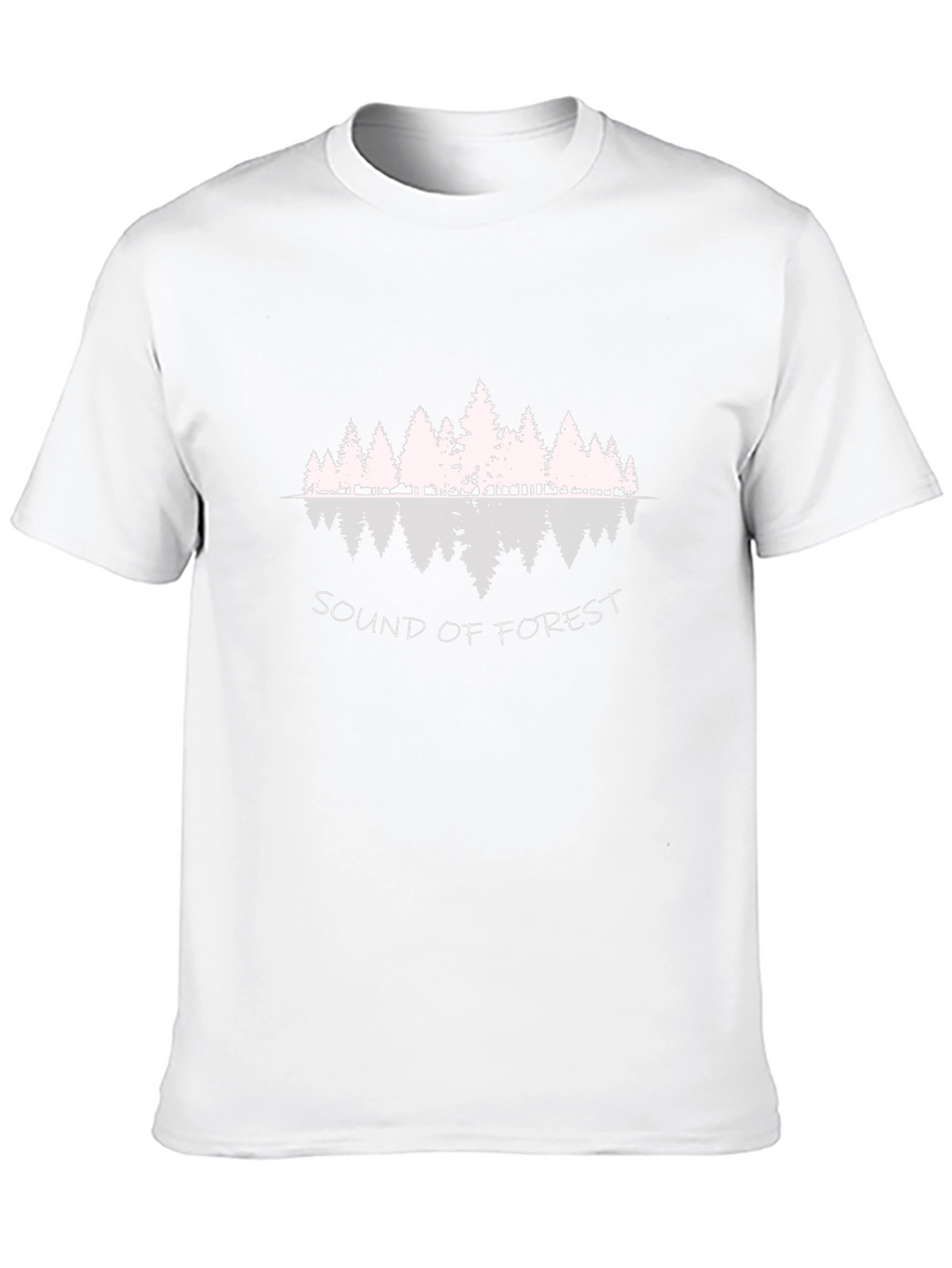 Sound of Forest Black Graphic T-Shirt