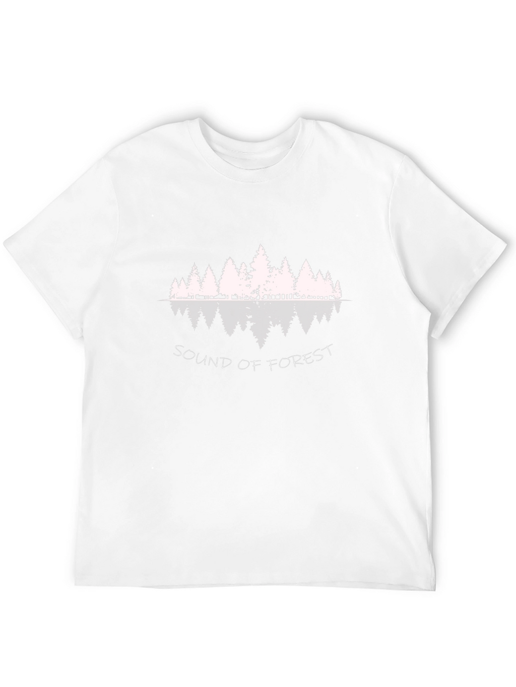 Sound of Forest Black Graphic T-Shirt