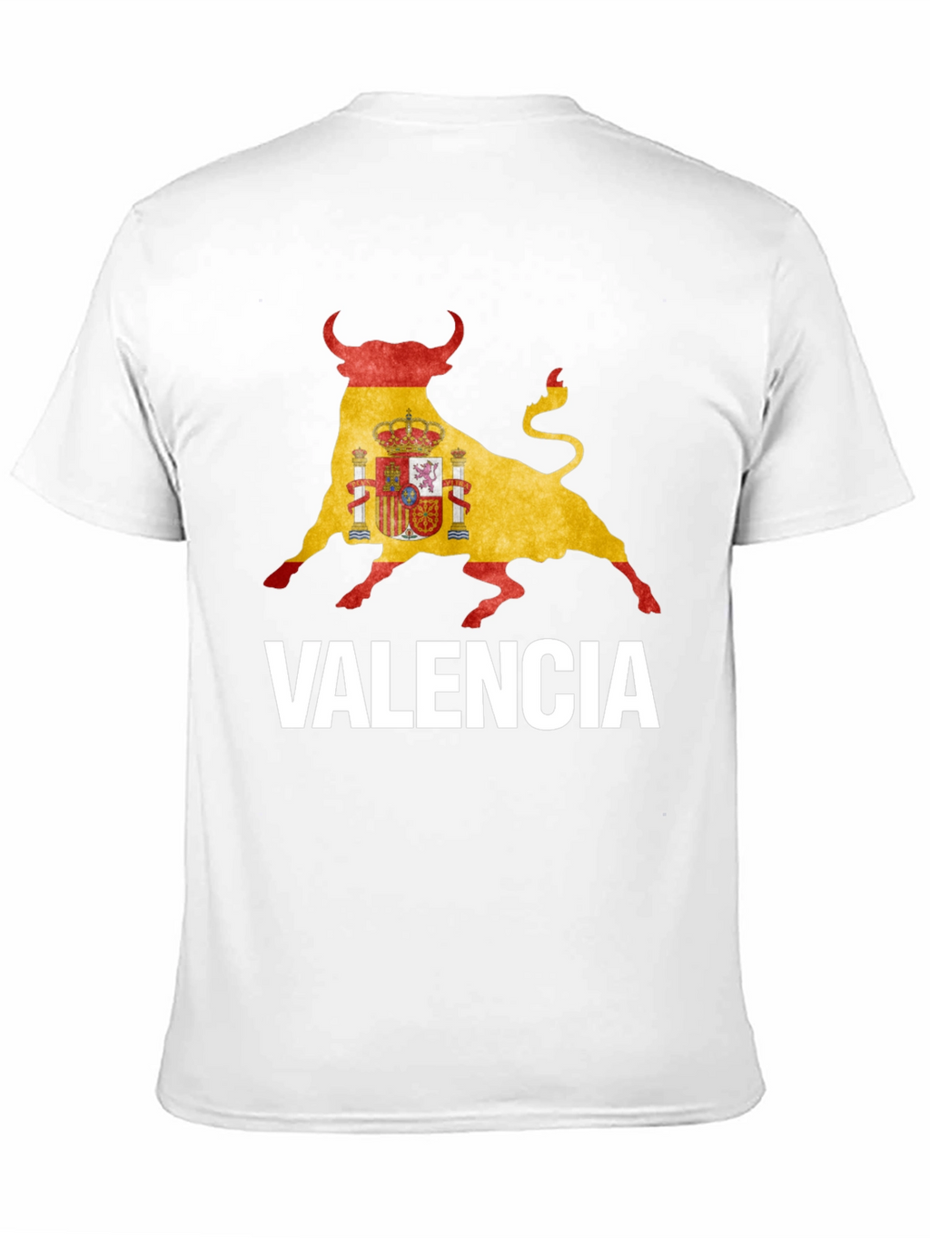 Valencia Spain Flag Bull T-Shirt