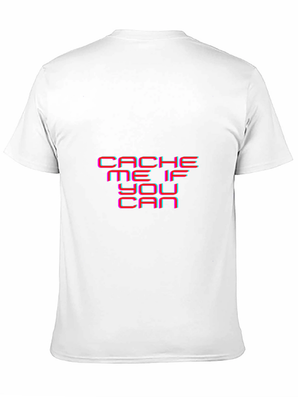 Cache Me If You Can Black Graphic Tee