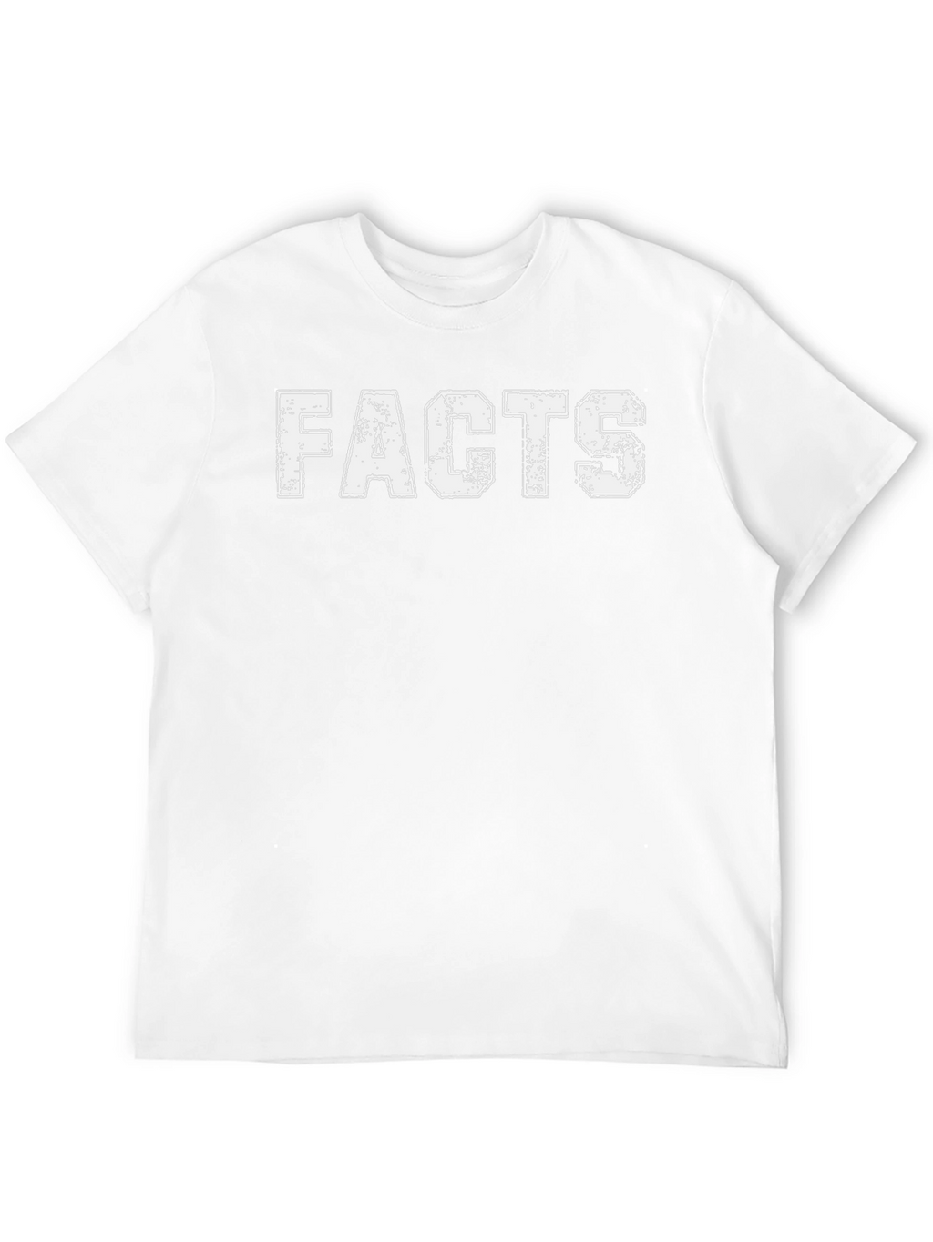 Mens Black Facts Graphic Tee - Casual Wear