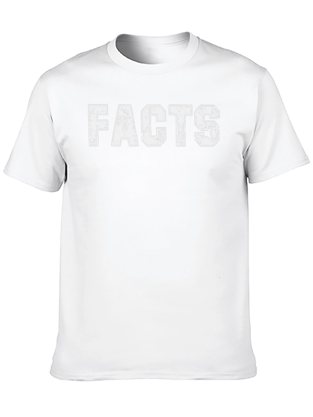 Mens Black Facts Graphic Tee - Casual Wear