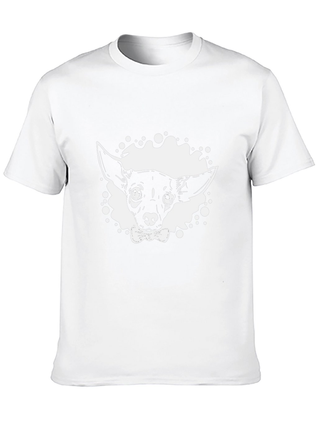 Dog with Bow Tie Graphic Tee